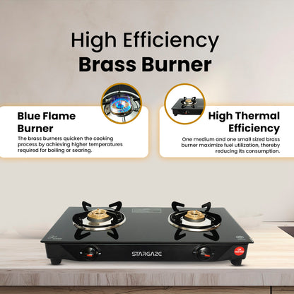GALAXY 2 BURNER Cooktop