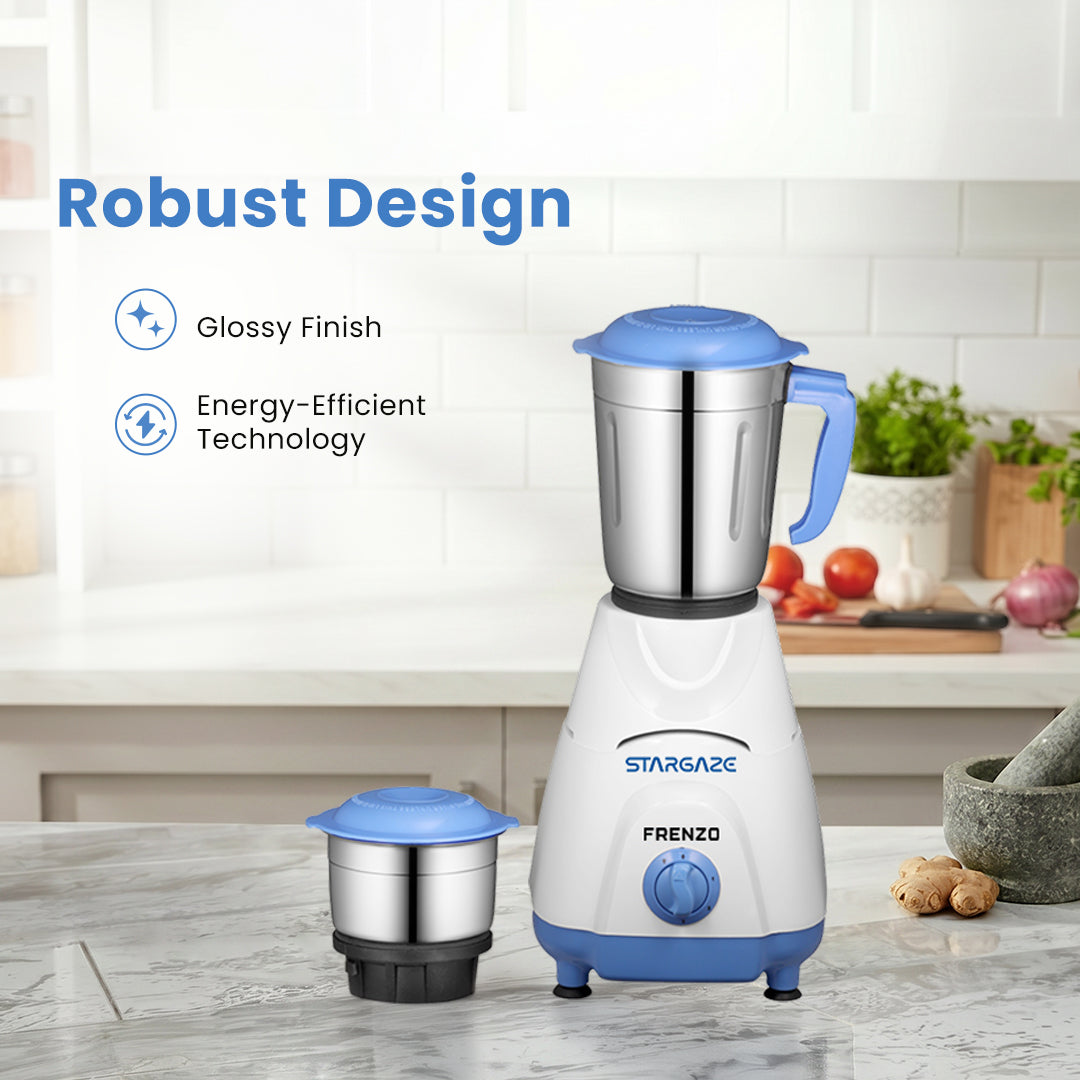 Frenzo Mixer Grinder – 550 Watt
