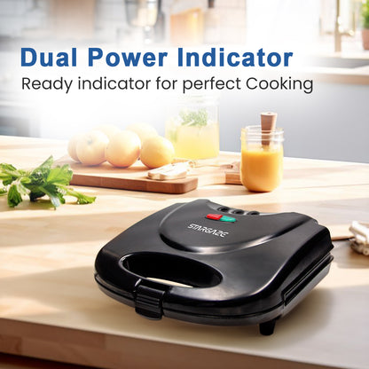 Stargaze CRISPO Sandwich Maker | Non-Stick Toast Plates