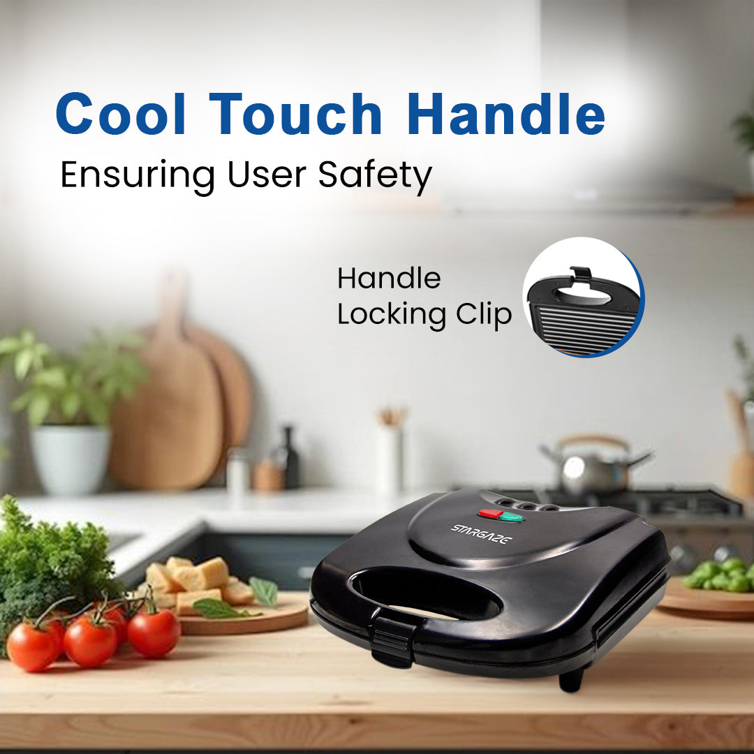 Stargaze CRISPO Sandwich Maker | Non-Stick Toast Plates