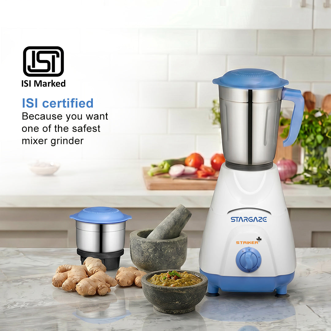 Striker Plus Mixer Grinder – 550 Watt