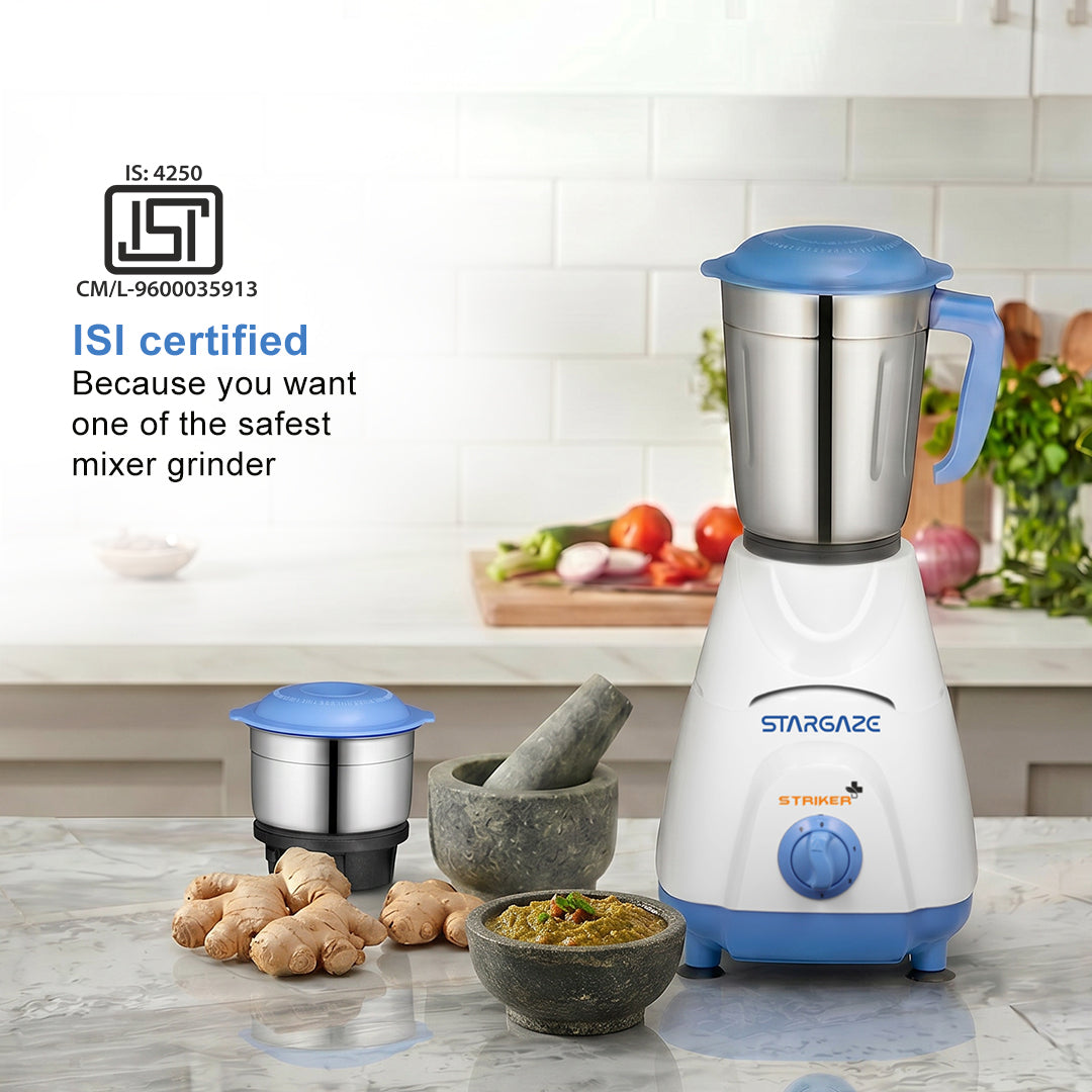 Striker Plus Mixer Grinder – 550 Watt