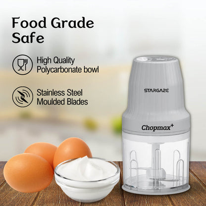 Stargaze Chopmax+ Chopper 300 Watt With 800ml Bowl - Grey