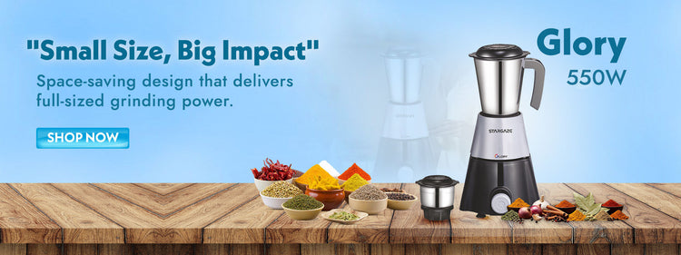 Stargaze Glory Mixer Grinder – 550 Watt 