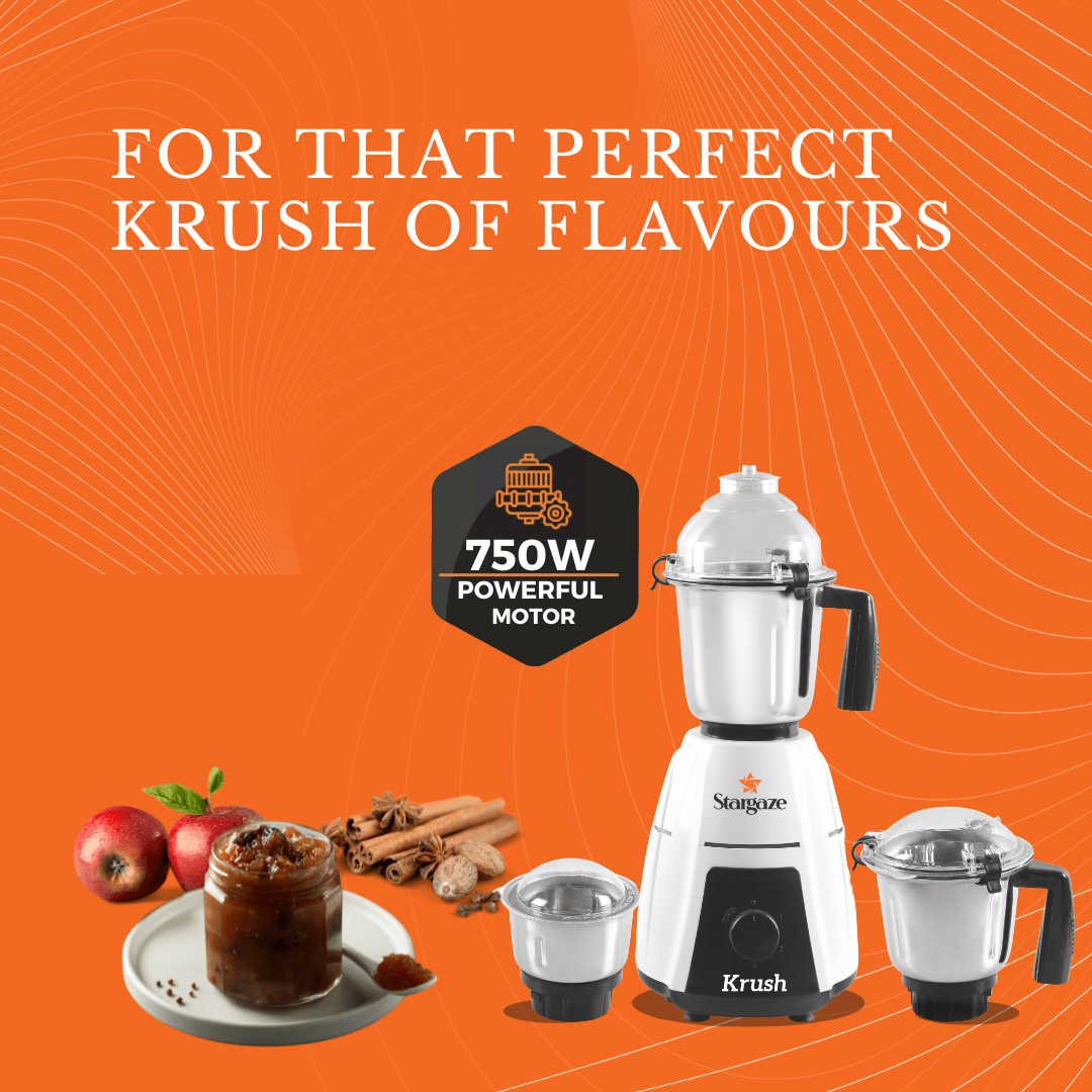 Krush Mixer Grinder – 800 Watt