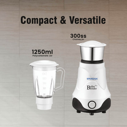 Bullet Blender Max 800 ml for kitchen use with 6-wing blade