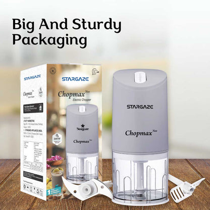 Stargaze Chopmax Neo Chopper 300 Watt with 800ml Bowl - Grey
