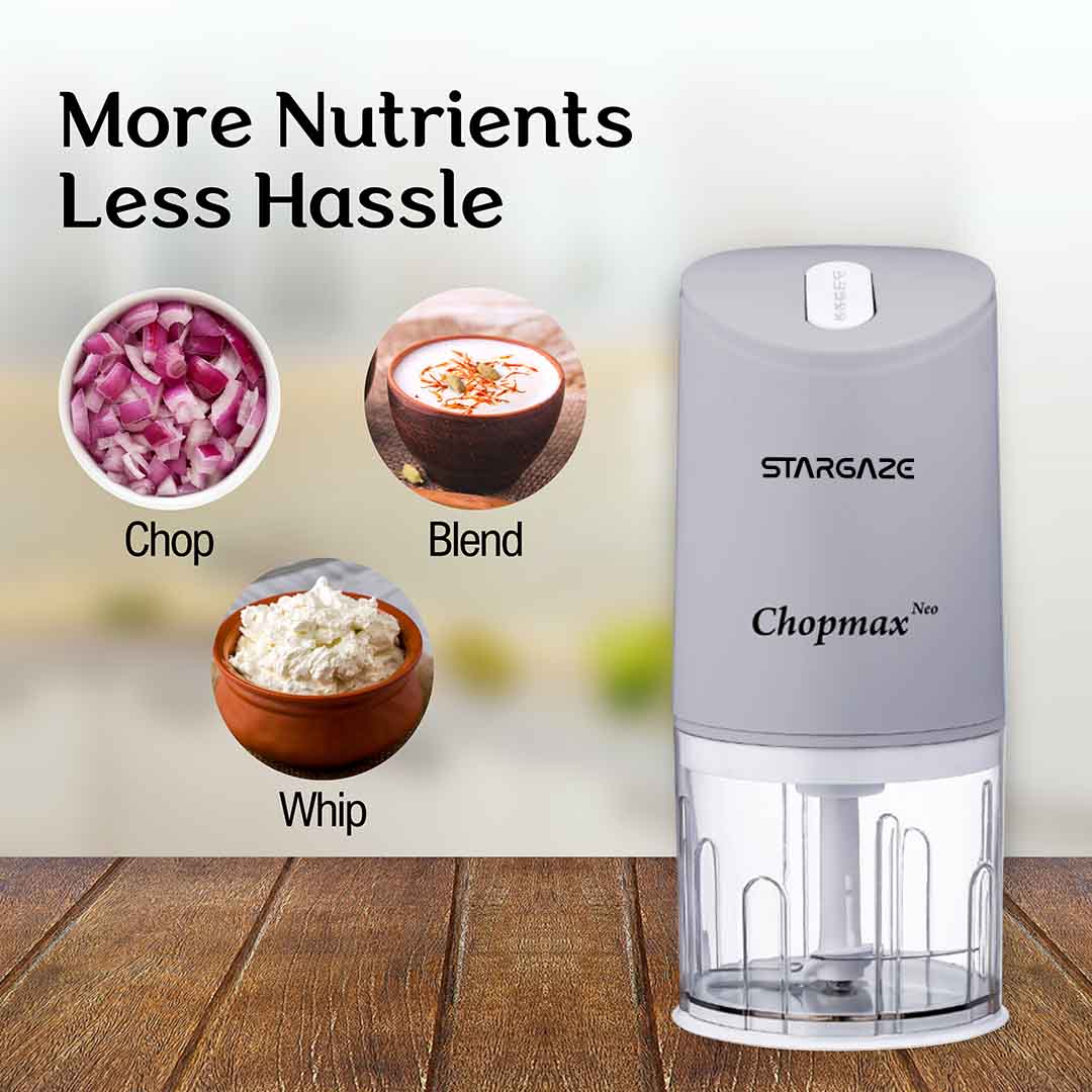 Stargaze Chopmax Neo Chopper 300 Watt with 800ml Bowl - Grey