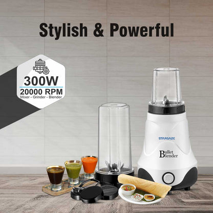 Bullet Blender - 300 Watt for kitchen use