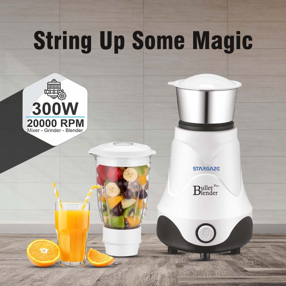 Bullet Blender Max 800 ml for kitchen use with 6-wing blade