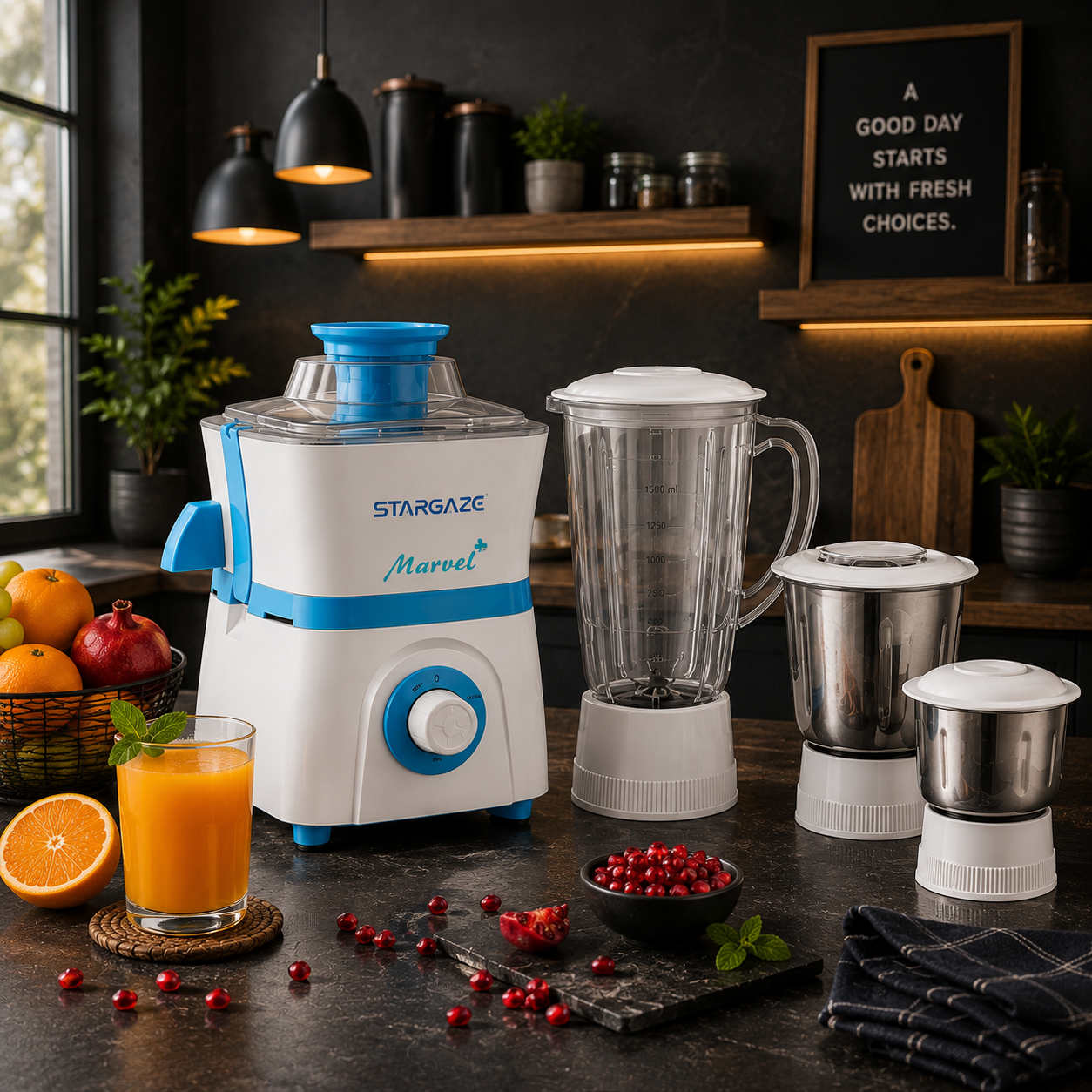 MARVEL Plus Juicer Mixer Grinder - 600W